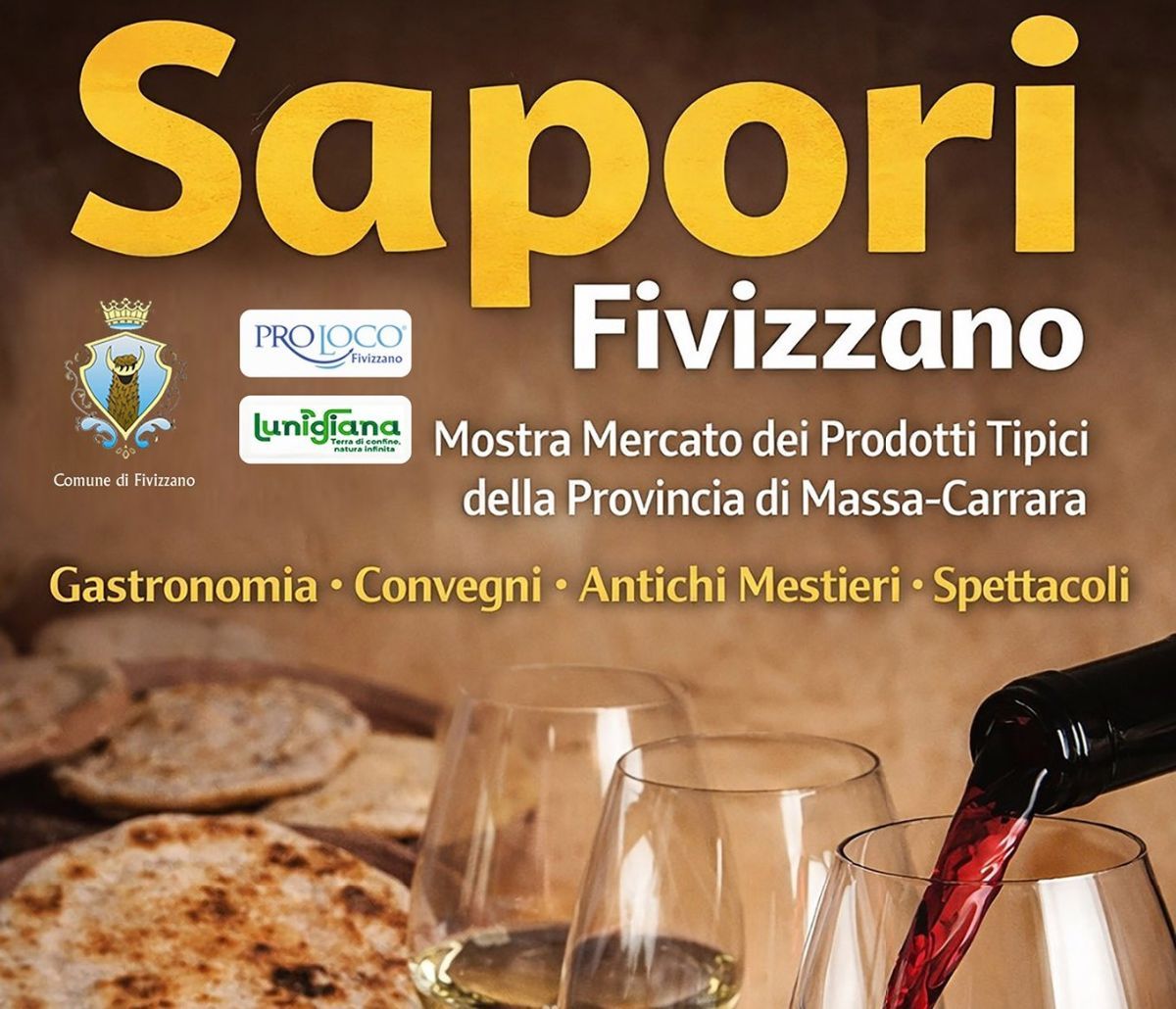 Sapori 2026: cinque giorni dedicati alle eccellenze della Lunigiana